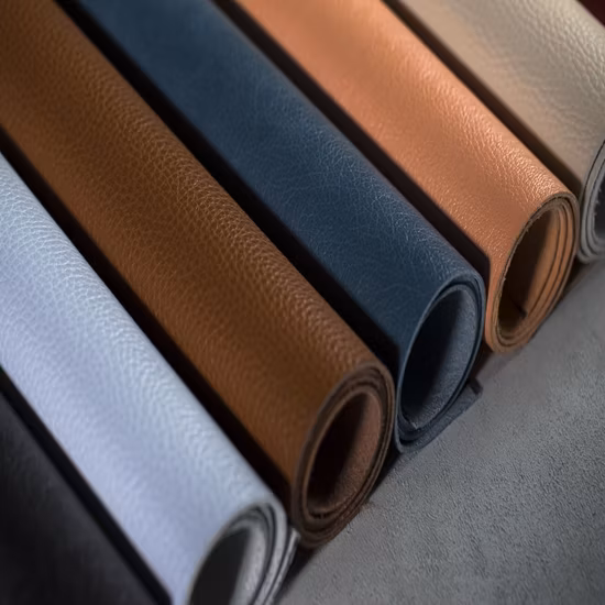 Wholesale PU Synthetic Microfiber Leather for Shoes and Bags