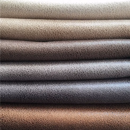 Couro sintético de microfibra durável para embalagem de roupas de saco de sapatos de painel de assento de carro