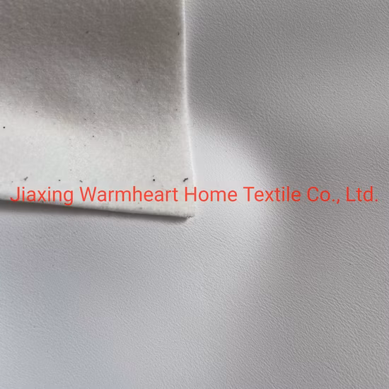 Couro de imitação automotivo do estofamento do PVC do plutônio da tela das telas artificiais do sofá do couro de Microfiber 3